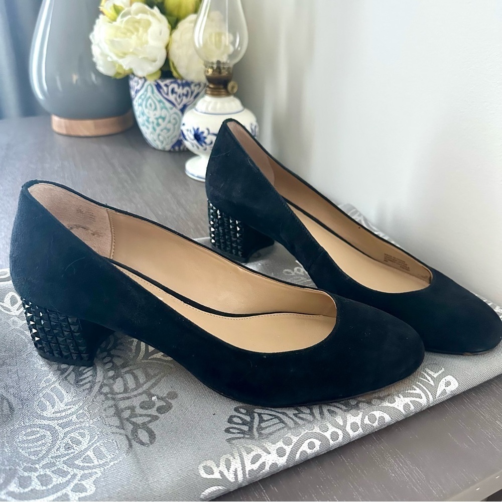 MICHAEL KORS Arabella Suede Embellished Dress Pumps